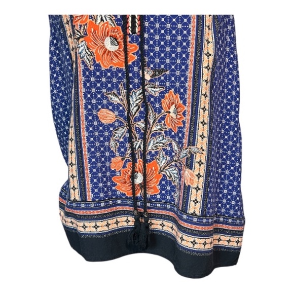 EUC Daniel Rainn women’s boho floral embroidered sleeveless top | size L - Picture 3 of 8